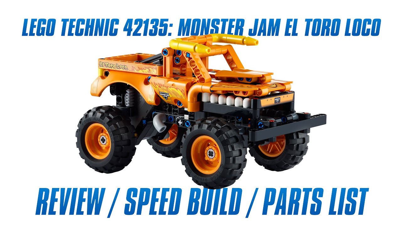 LEGO 42135: Monster Jam El Toro Loco: In-depth Review, Speed Build & Parts List