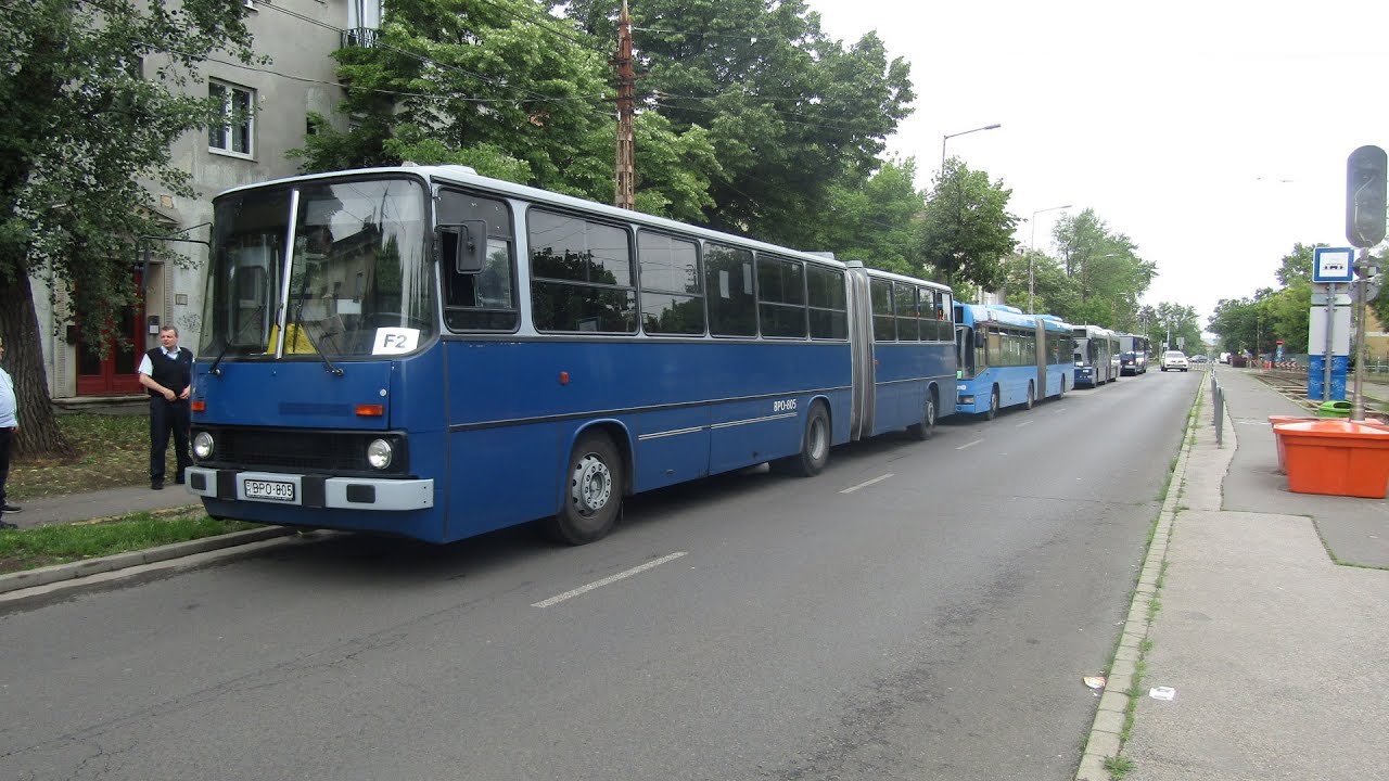 Utazás a BPO-805-tel (08-05) a 62-es villamospótló vonalán