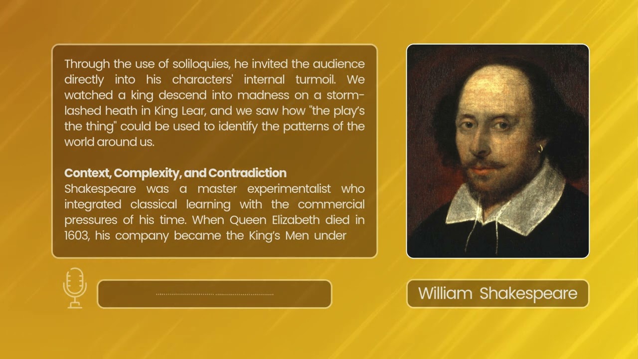 The Soul of the Age: A Narrative Journey with William Shakespeare