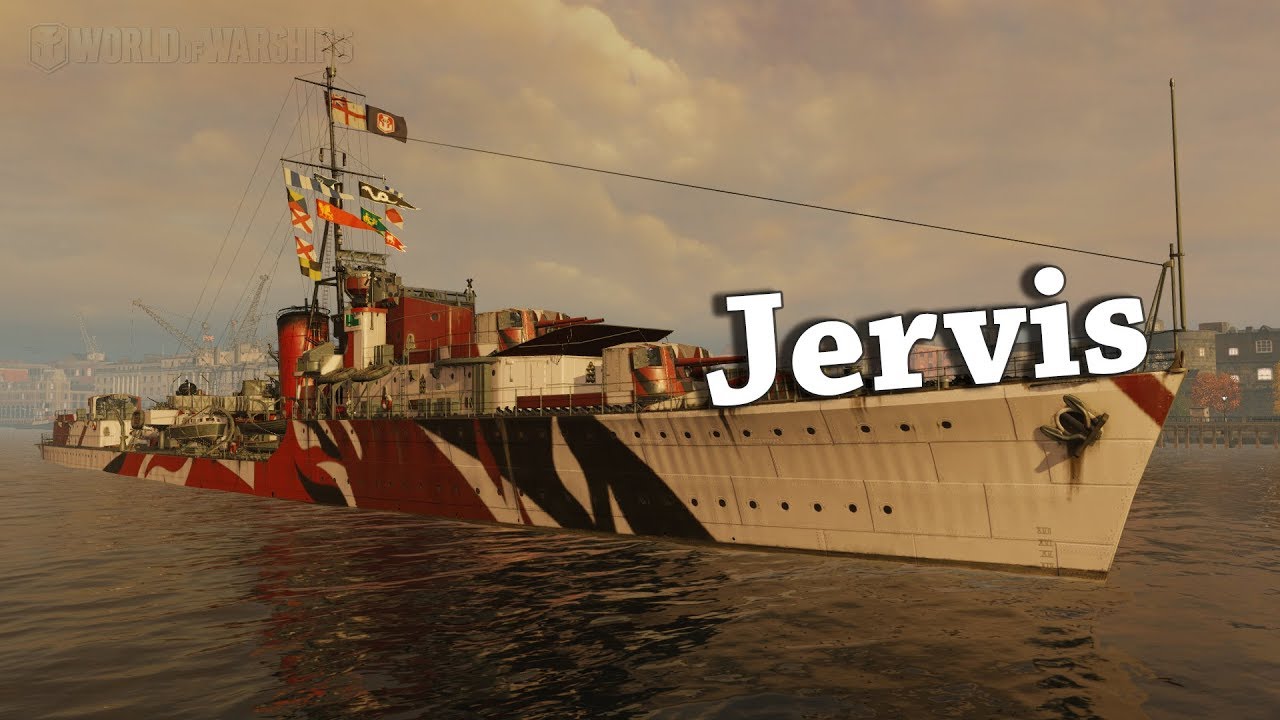 World of Warships: Jervis - Dodging Torps Is Hard