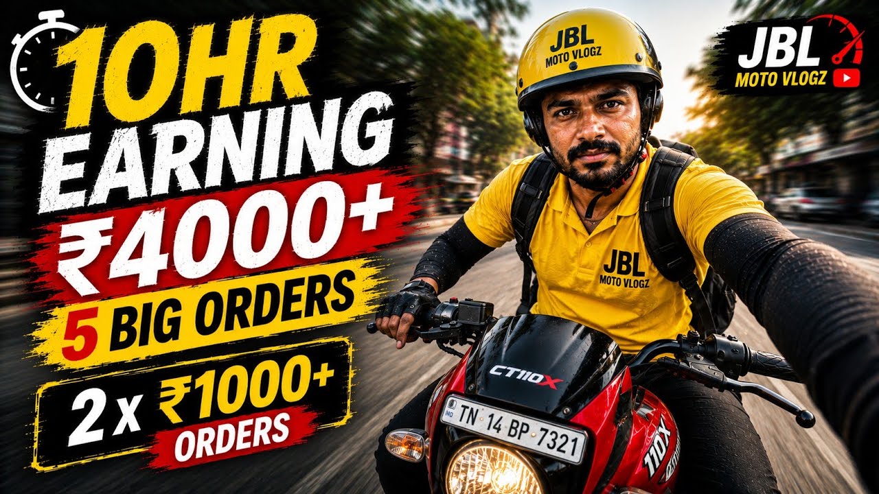 ₹4000 in 10 Hours 💰 | Porter Bike Delivery Earnings | Real Proof