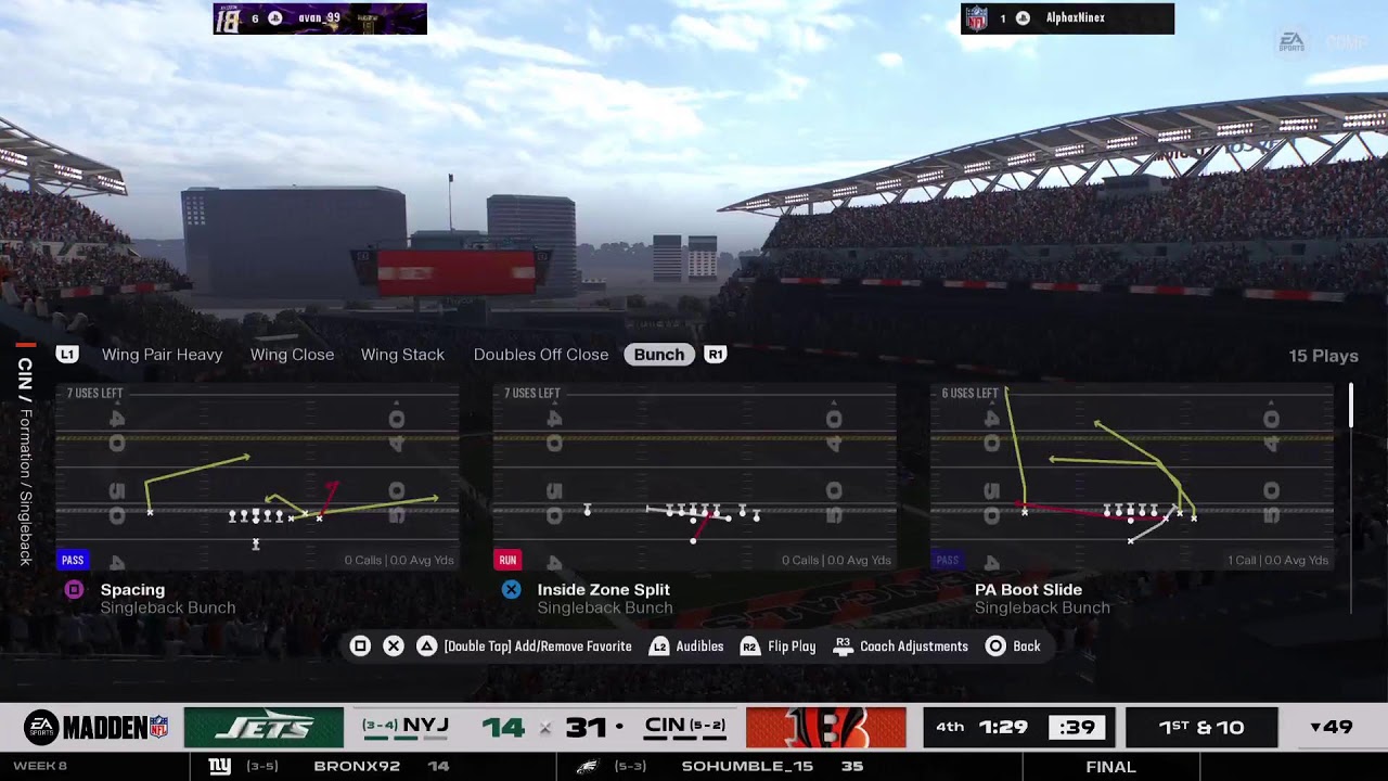 Bengals Week 8 - Jets