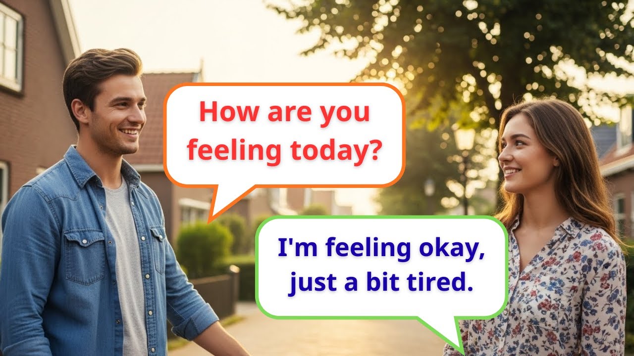 Daily Health Check in English 🇳🇱💬 | Easy A2–B1 Conversation