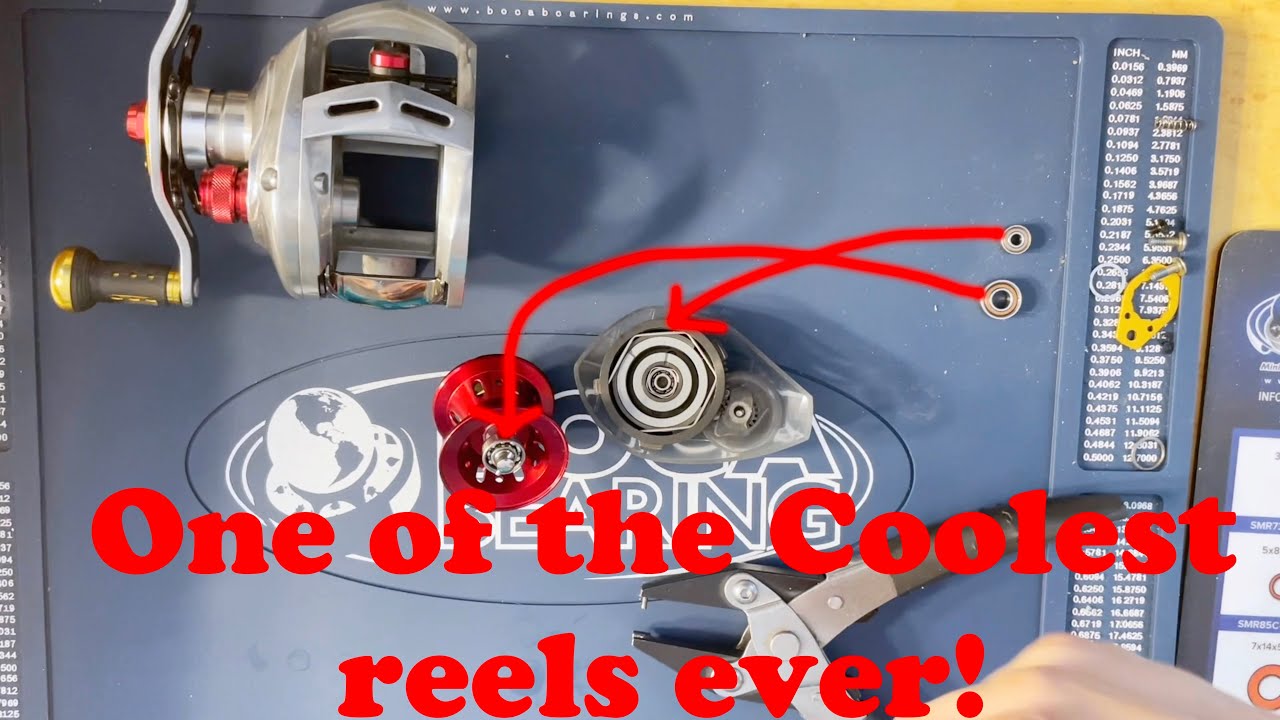 Daiwa Alphas TD ITO Boca Spool Bearing Install...