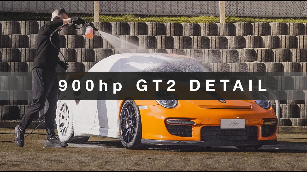 Porsche GT2 Foam Wash & Detailing