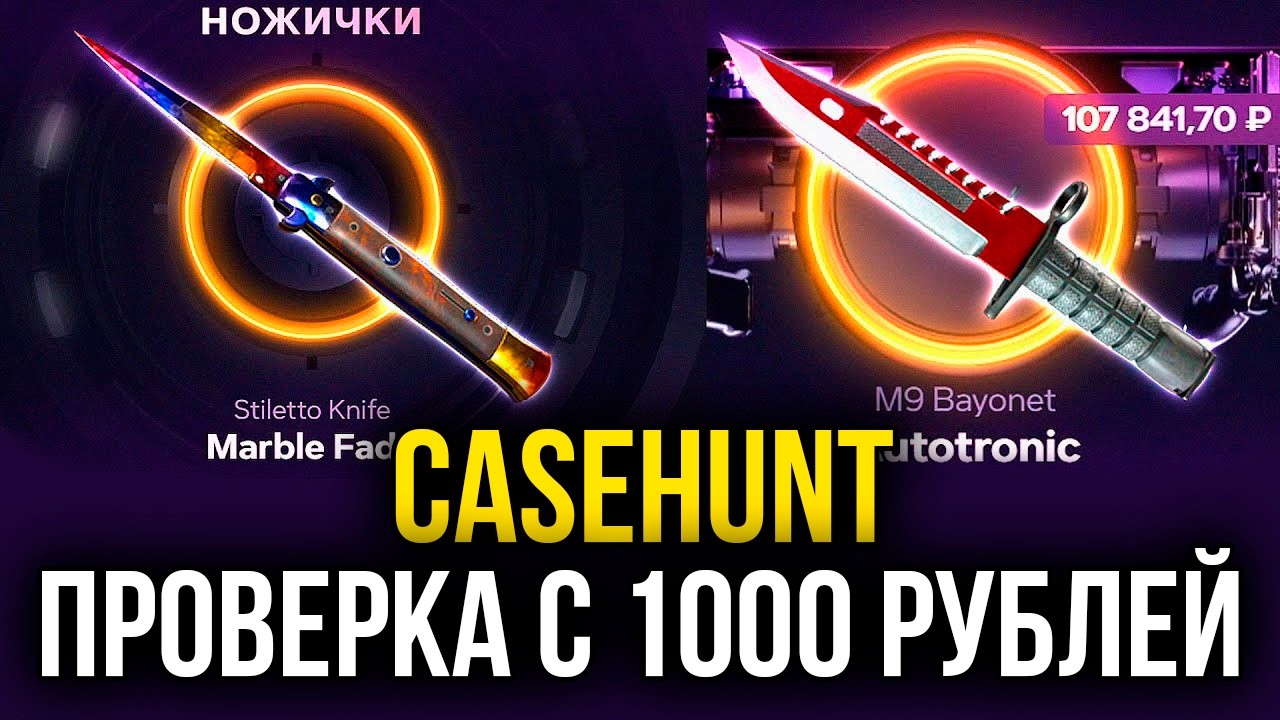 CASEHUNT CHECK FROM 1,000 RUBLES! SITE CHECK!