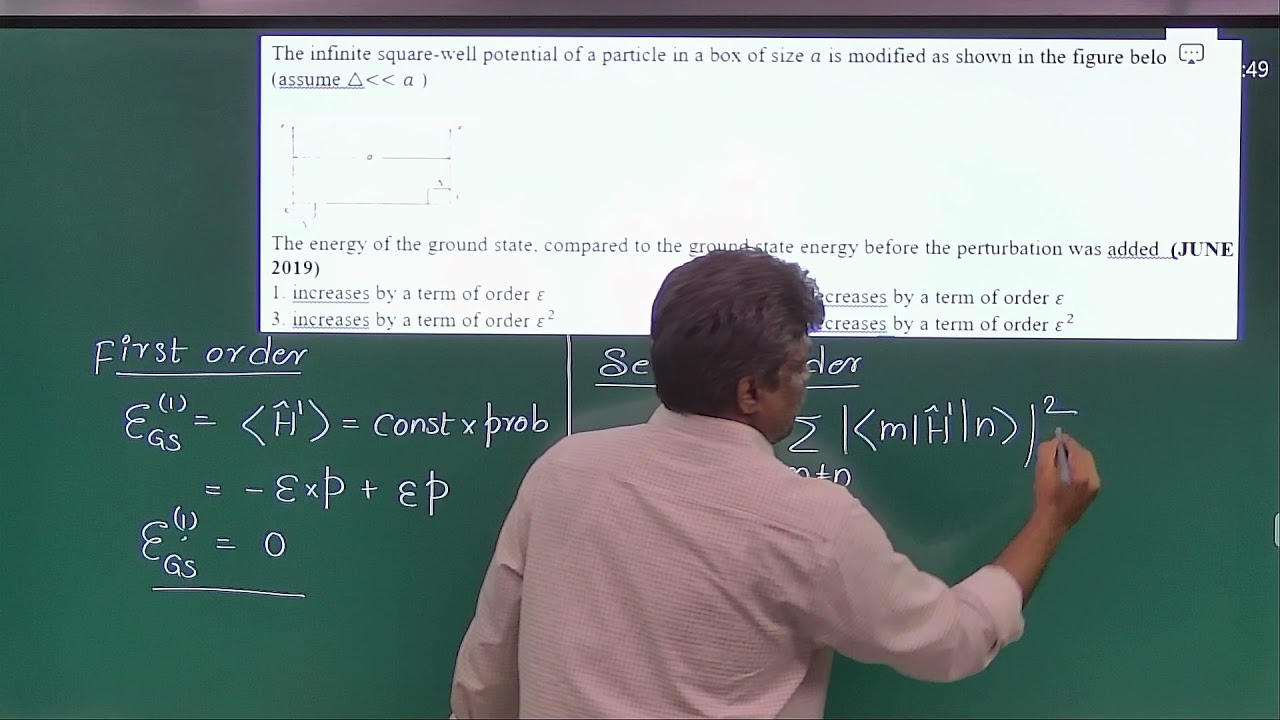 CSIR/QM Perturbation Theory (June 2019)