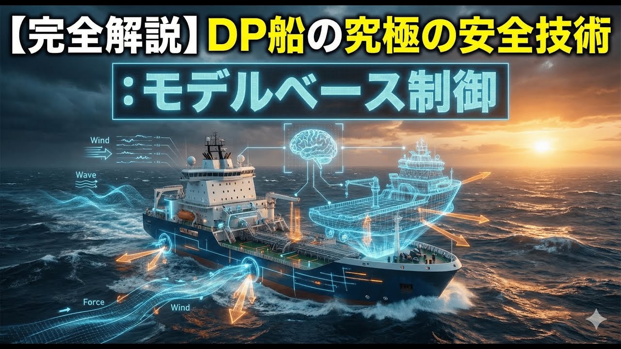 【完全解説】DP船の究極の安全技術：モデルベース制御