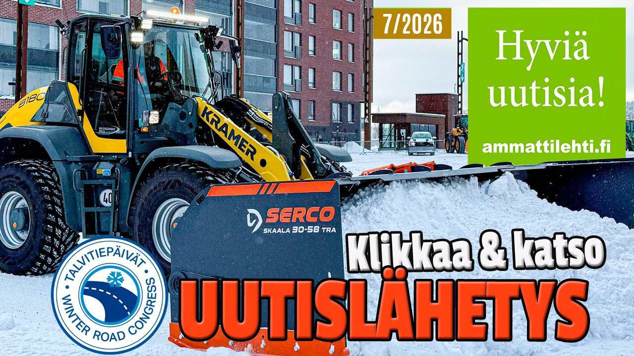 Hyviä uutisia! vko. 7/2026  - Erikoislähetys Talvitiepäiviltä - tienhoito koskettaa kaikkia