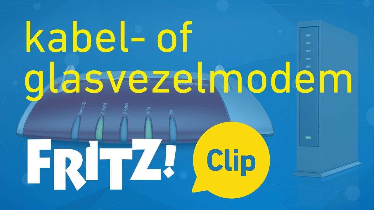 FRITZ! Clip – Op internet per kabel- of glasvezelmodem