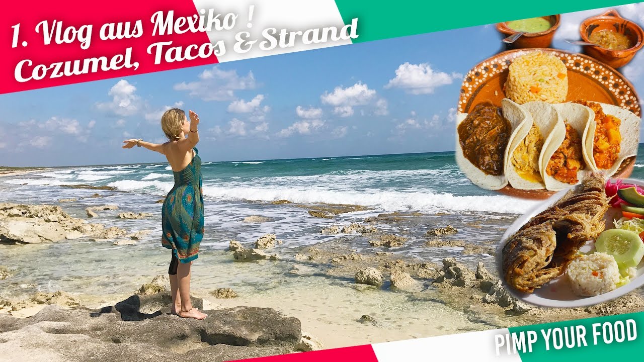 Reise-Vlog Mexiko Teil 1 | Cozumel, Tacos de Cabeza, Pozole | Felicitas Then