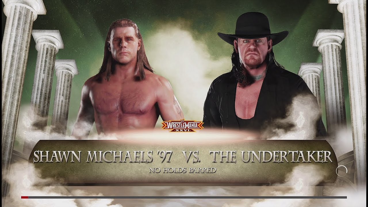 WWE 2K18 (PS4) Shawn Michaels vs The Undertaker Streak vs Career Wrestlemania XXVI