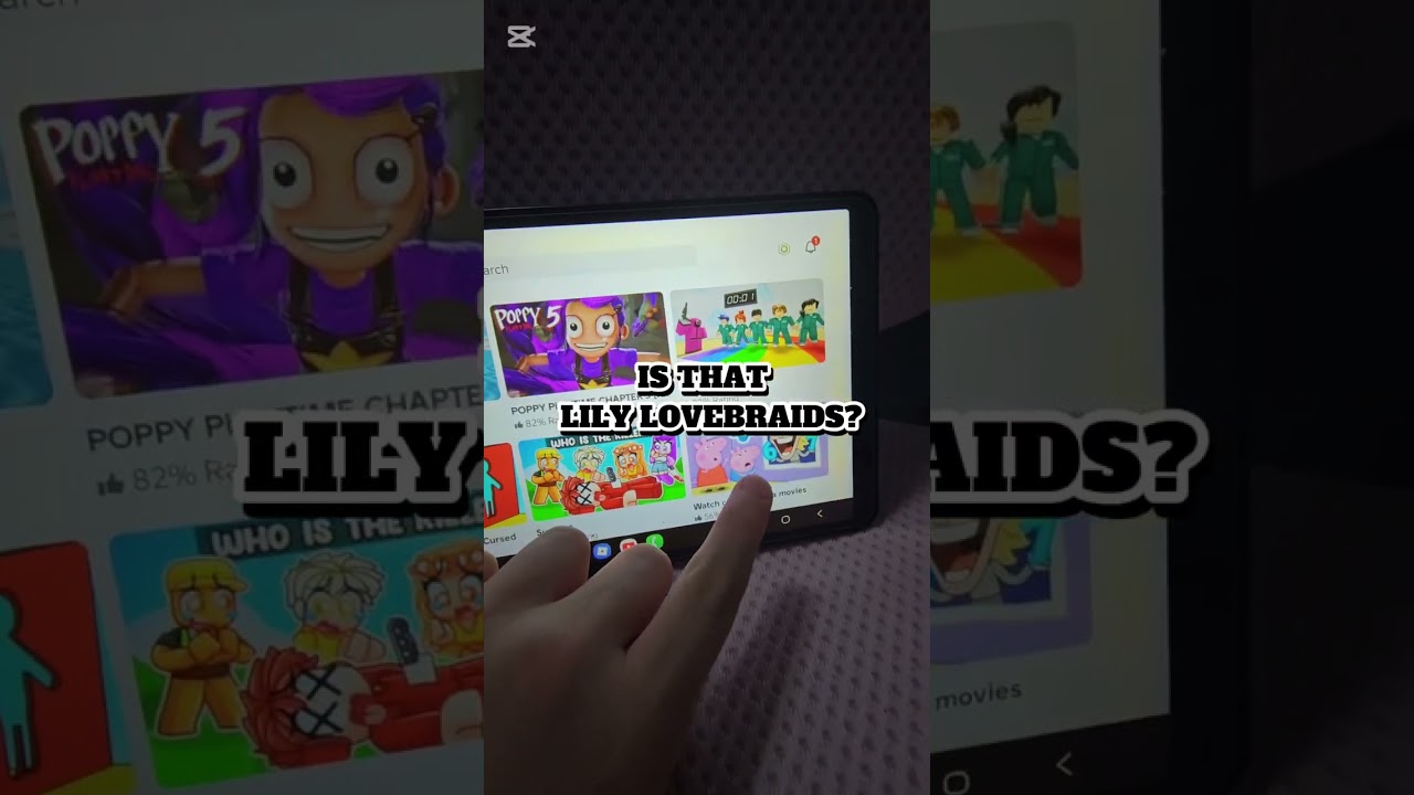 Playing on my tablet because this device doesn't have roblox. -Roblox