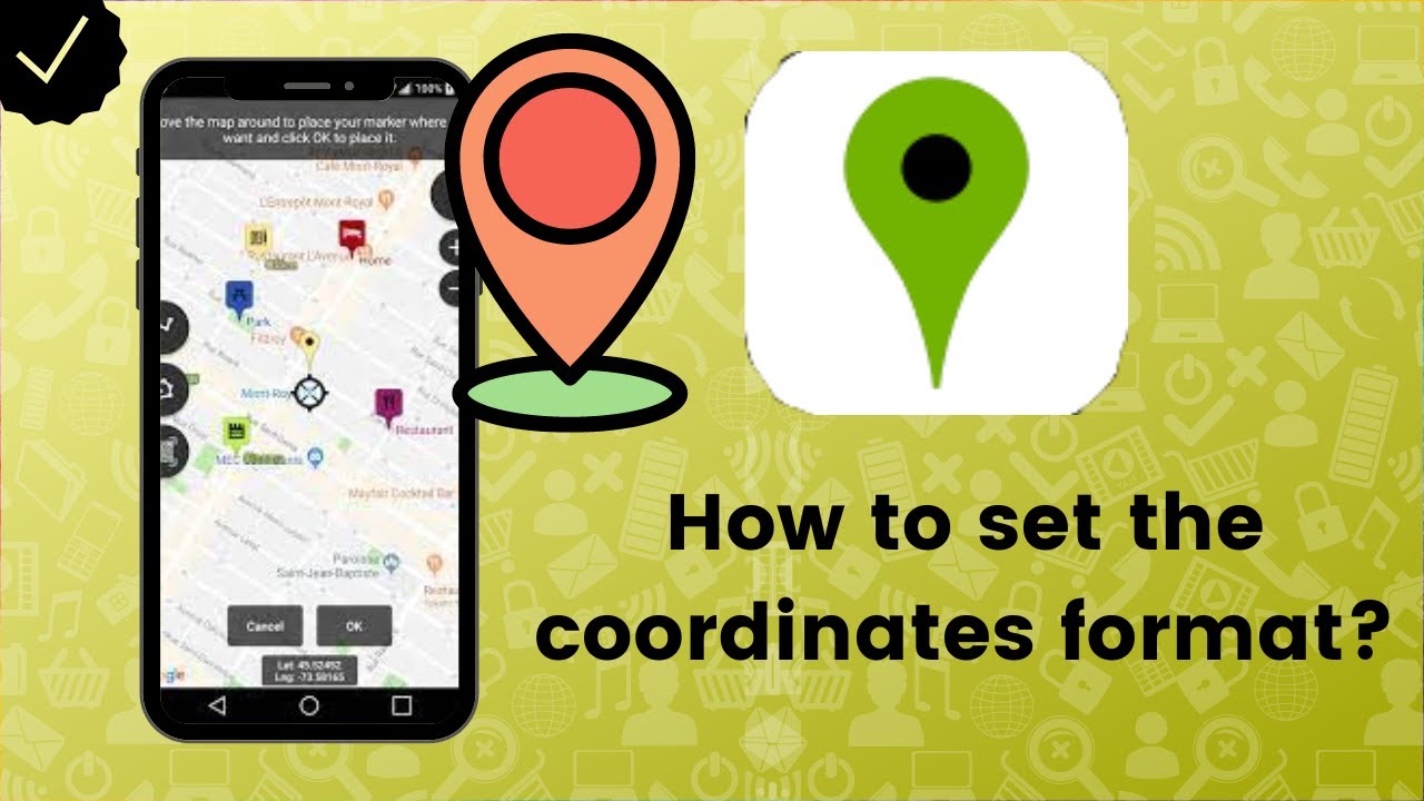 How to set the coordinates format on Map Marker?