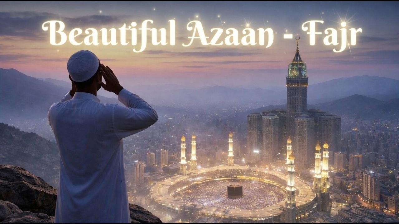 Azaan - Fajr (Dawn) | Heart Touching Azaan in Beautiful Sweet Voice | Early Morning Prayer Call
