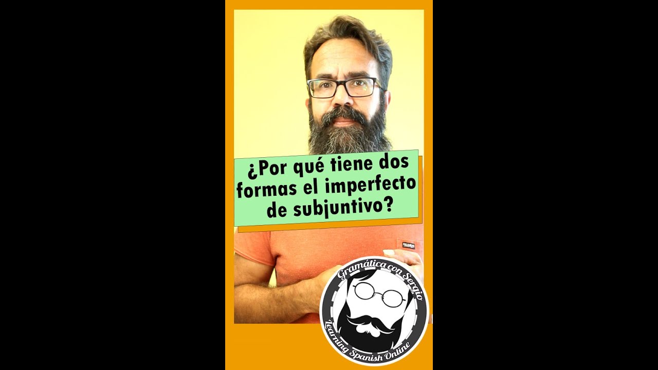 ¿Por que el imperfecto de subjuntivo tiene dos formas? #learnspanish