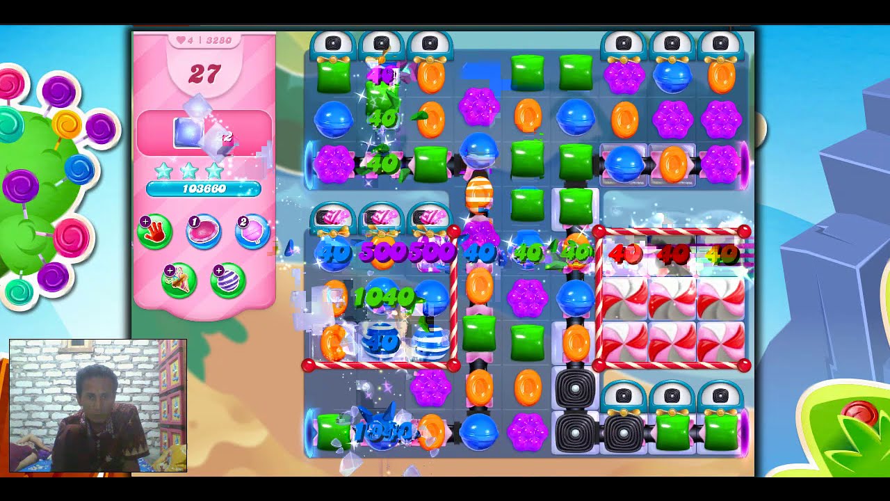 Candy Crush Saga Level 3280, Sugar Stars No Boosters