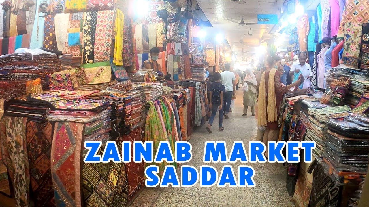 ZAINAB MARKET SADDAR KARACHI TOUR 2020 | Karachi City Street View 2020