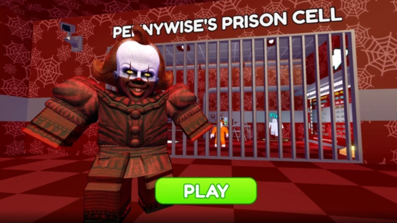 IT: Pennywise ROBLOX PRISON OBBY Full Gameplay #roblox #obby