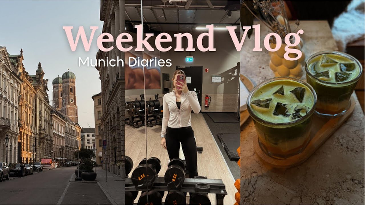 Weekend Vlog 🪩 | Munich Diaries | Sport, Matcha und mehr // Larissa