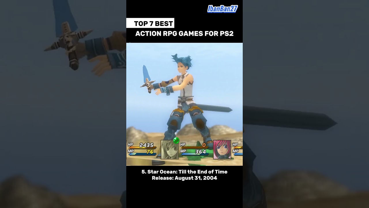 7 Best Action RPG's Games for PS2 #shorts #rpg #ps2 #rpggames #actionrpg