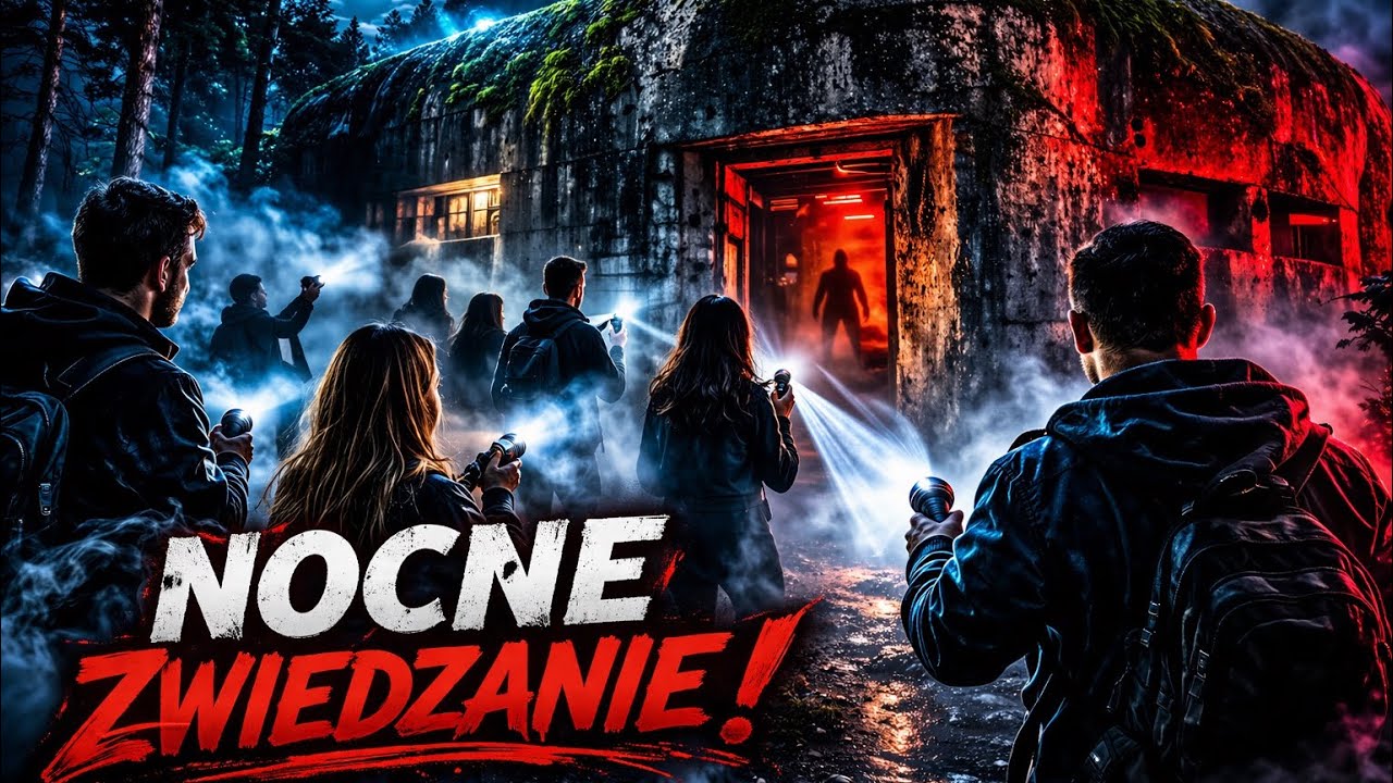 NIE POWINNIŚMY TAM WCHODZIĆ 😨 BUNKRY NOCĄ ⛔️