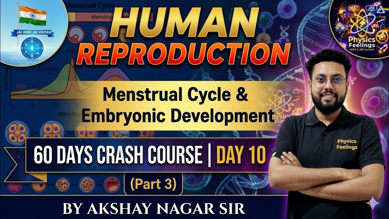 Complete Human Reproduction (Part 2) 🧬 | NCERT Line-by-Line | NEET & BOARD #neet #crashcourse #2026