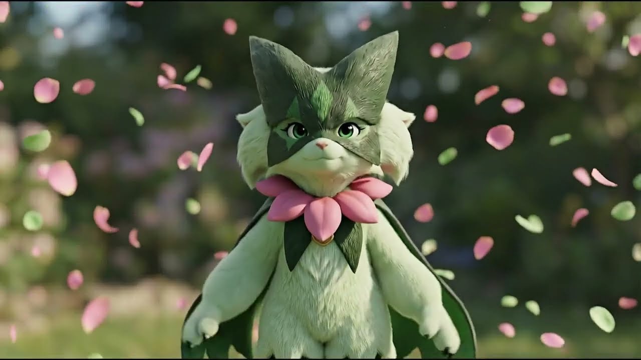 I Found a Leaf Cat in My Garden and Decided to Keep It (Realistic Pokemon Simulation)