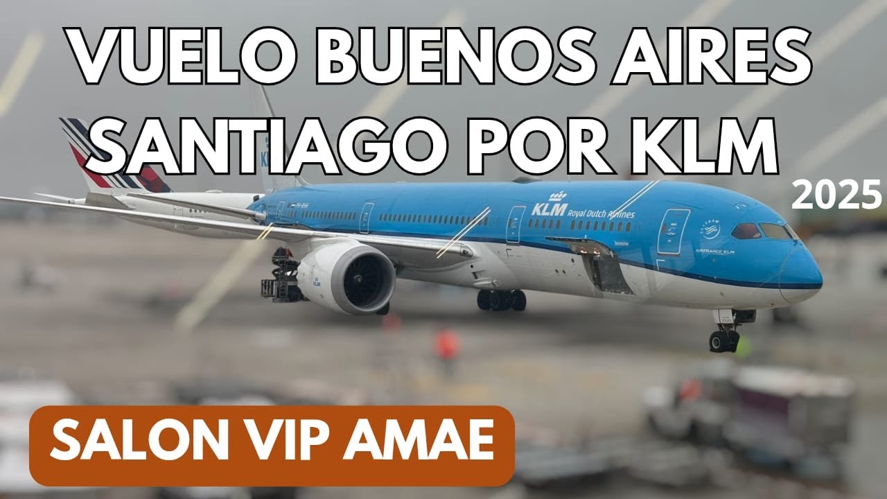 Vuelo KLM, Buenos Aires a Santiago de Chile