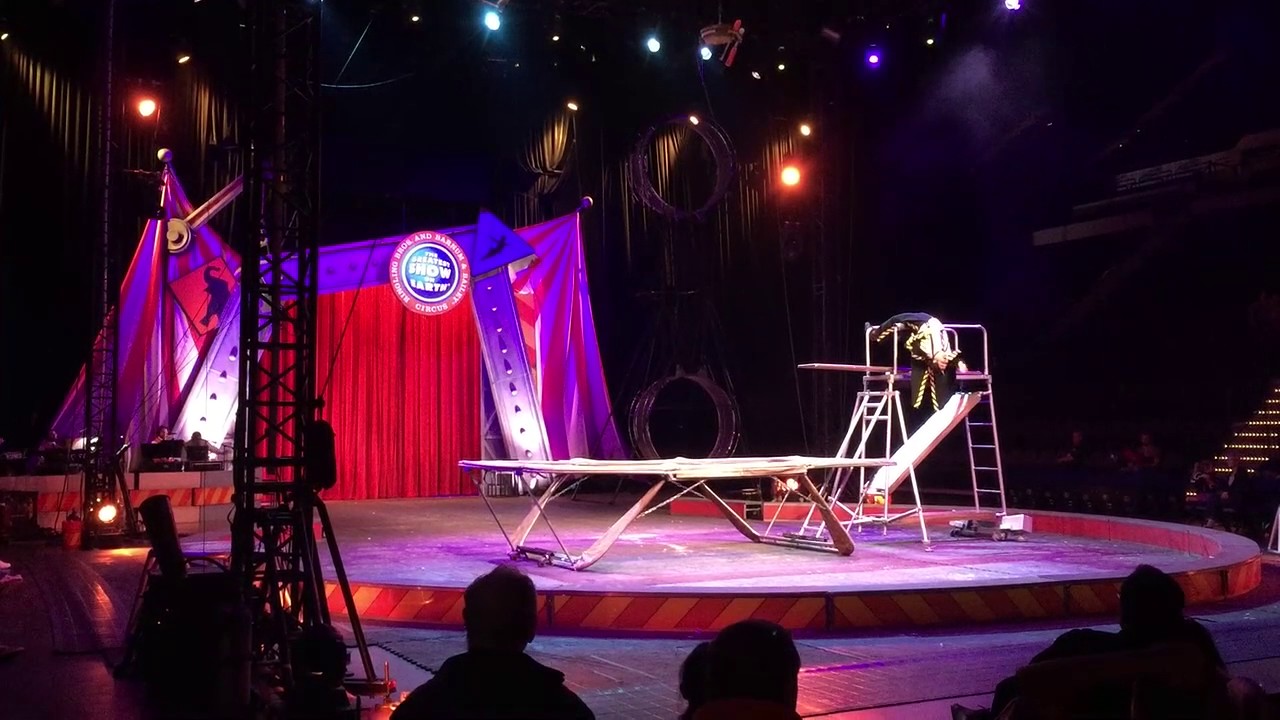 Davis Vassallo. Trampoline Act at Ringling Bros Barnum & Baley.