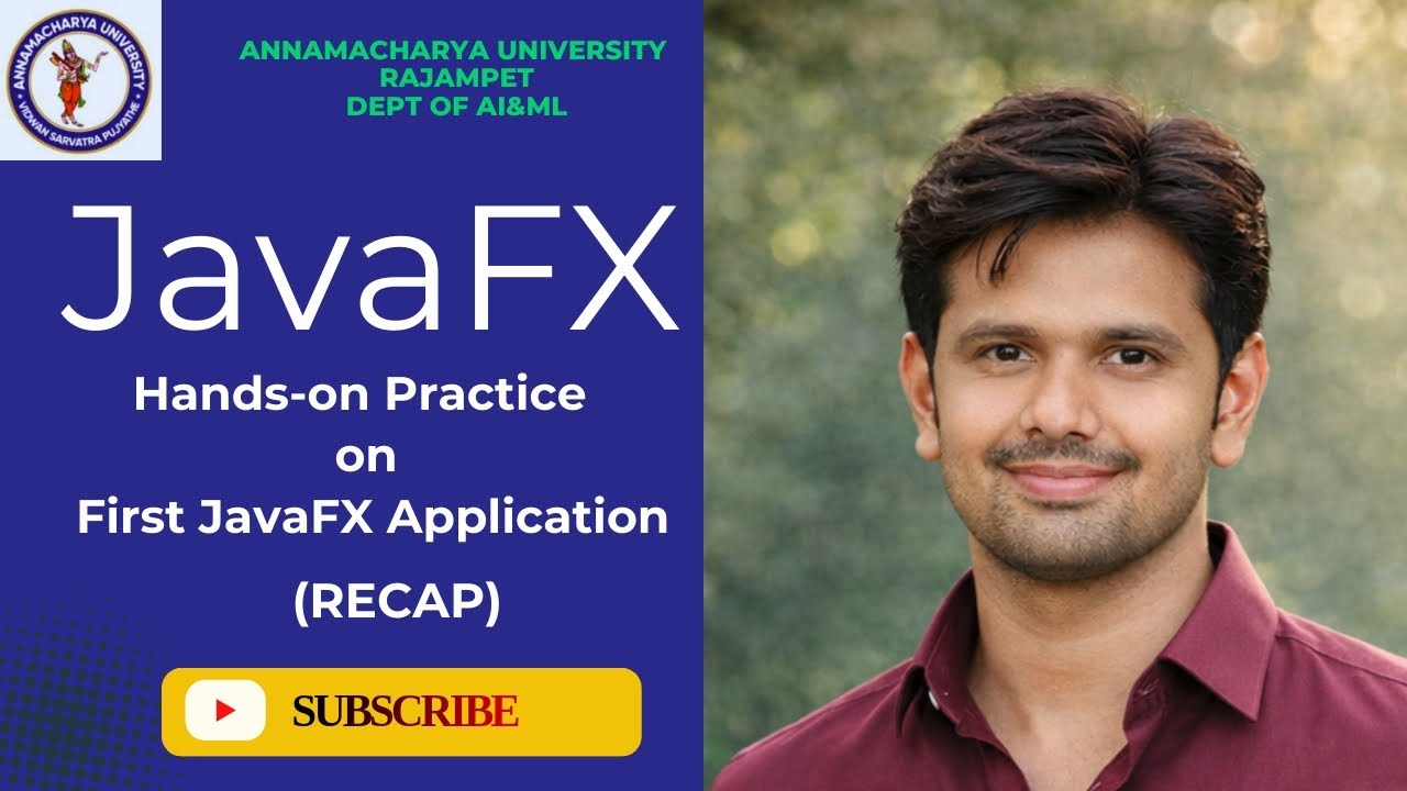JavaFX | Hands-on Practice on First JavaFX Application( Recap )