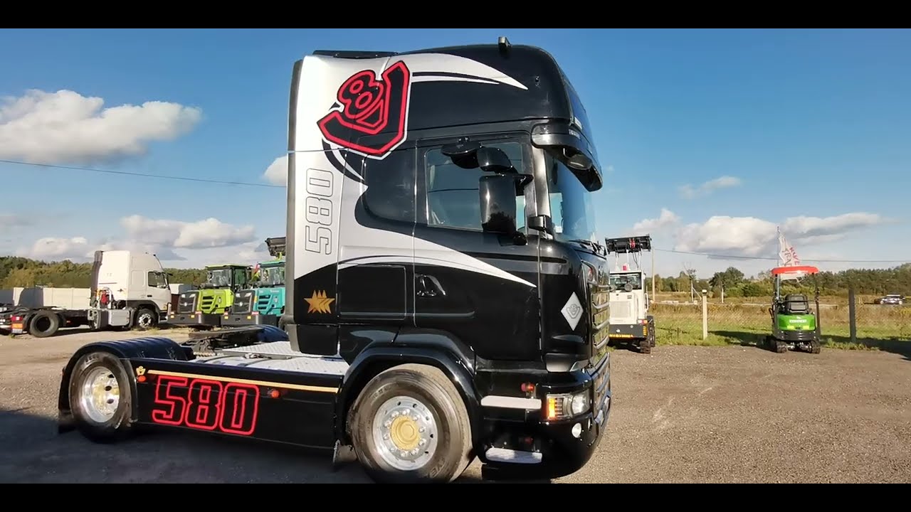 SCANIA V8 R580 rok 2016 przebieg 850 000 km RIVER TRADE
