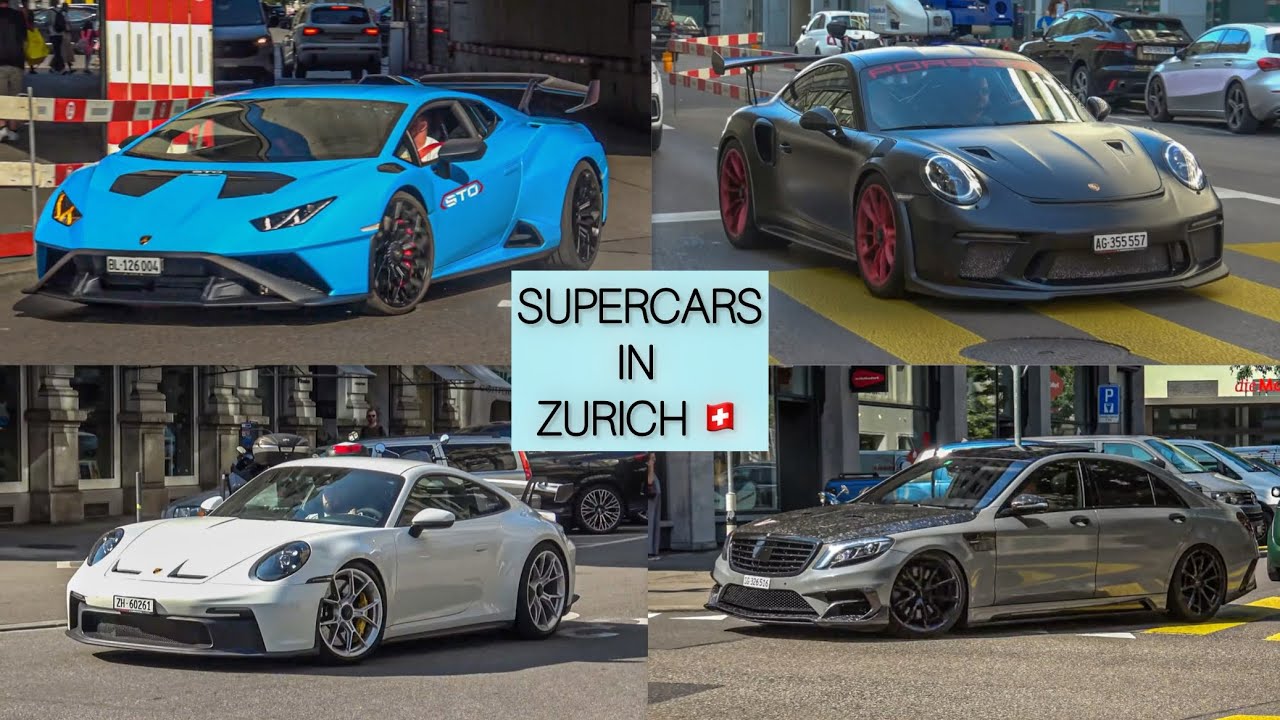 BEST OF SUPERCARS IN ZURICH 2024 || Supercars Compilation!!!