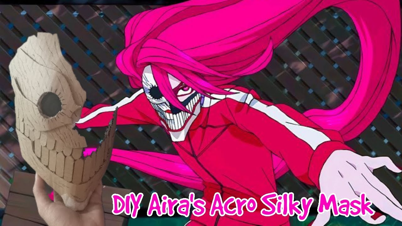 Make Aira's Acro Silky Mask with Cardboard (DIY TUTORIAL WITH TEMPLATES)