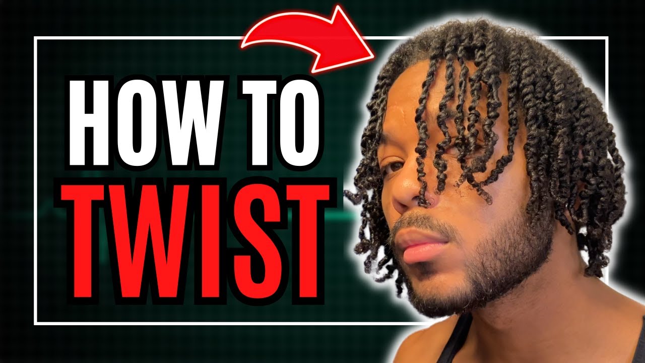 How To Twist Your Own Hair (Men's Minitwist tutorial)