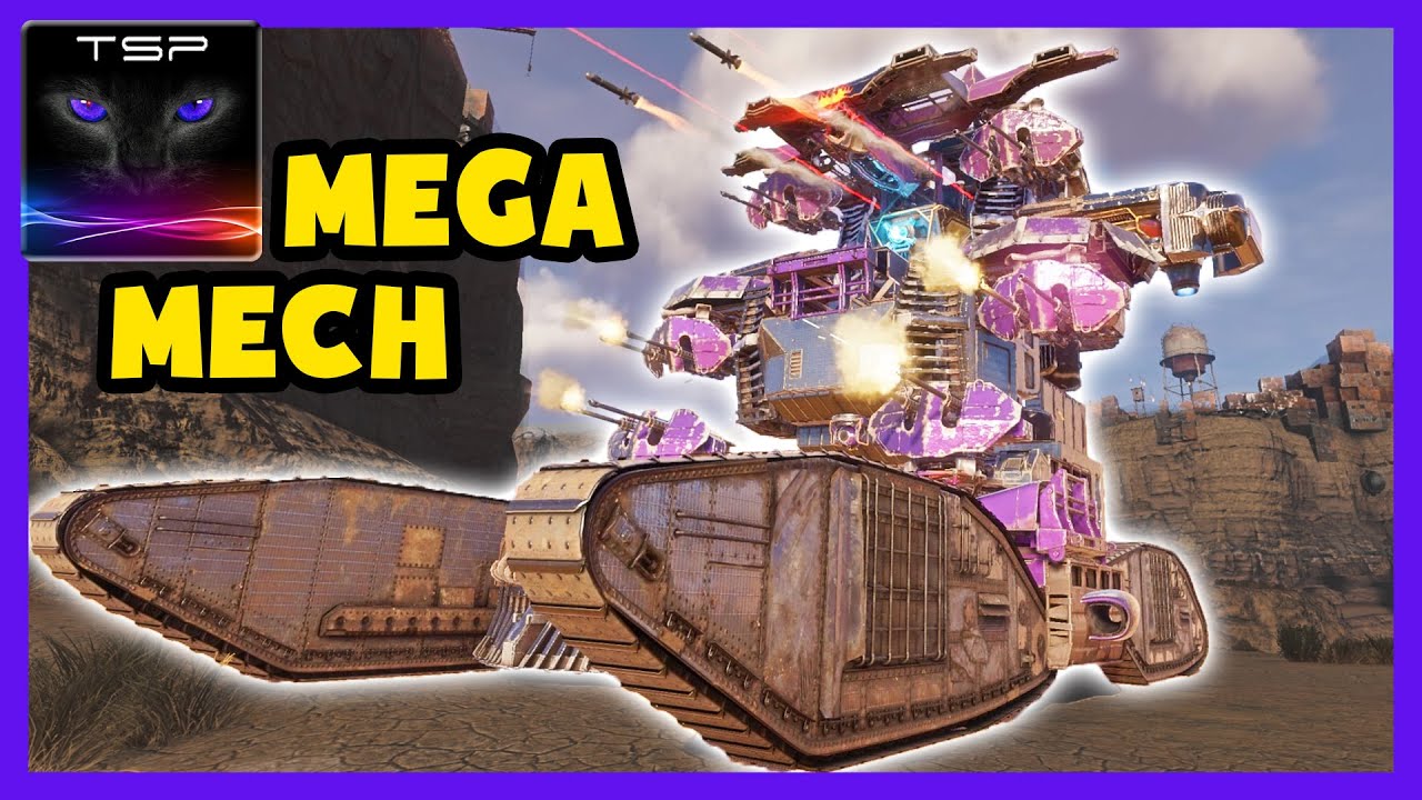 Crossout #637 ► CYCLONE CYCLOPSE - Ultimate 3 Player Mega Mech Fusion Build & Gameplay