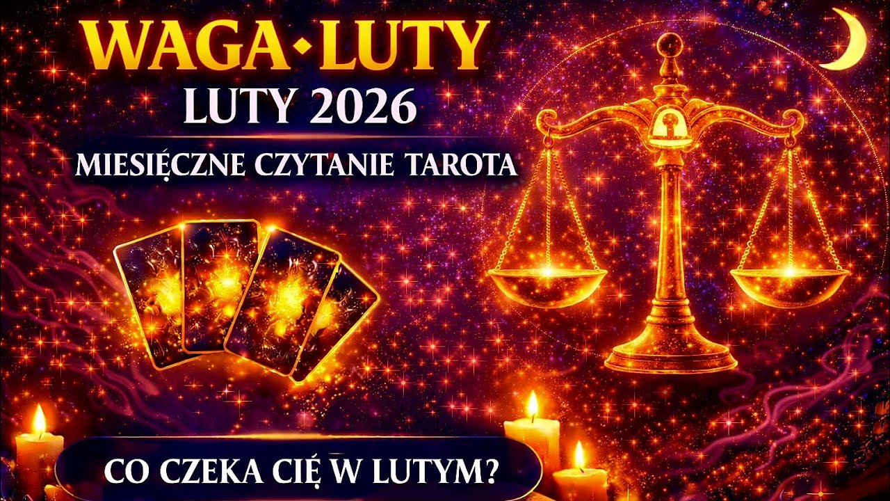 WAGA &ndash; LUTY 2026 🔮Miłość i Finanse ✨ Tarot + Rada #waga #tarot #luty #2026 #horoskop #czytanietarota