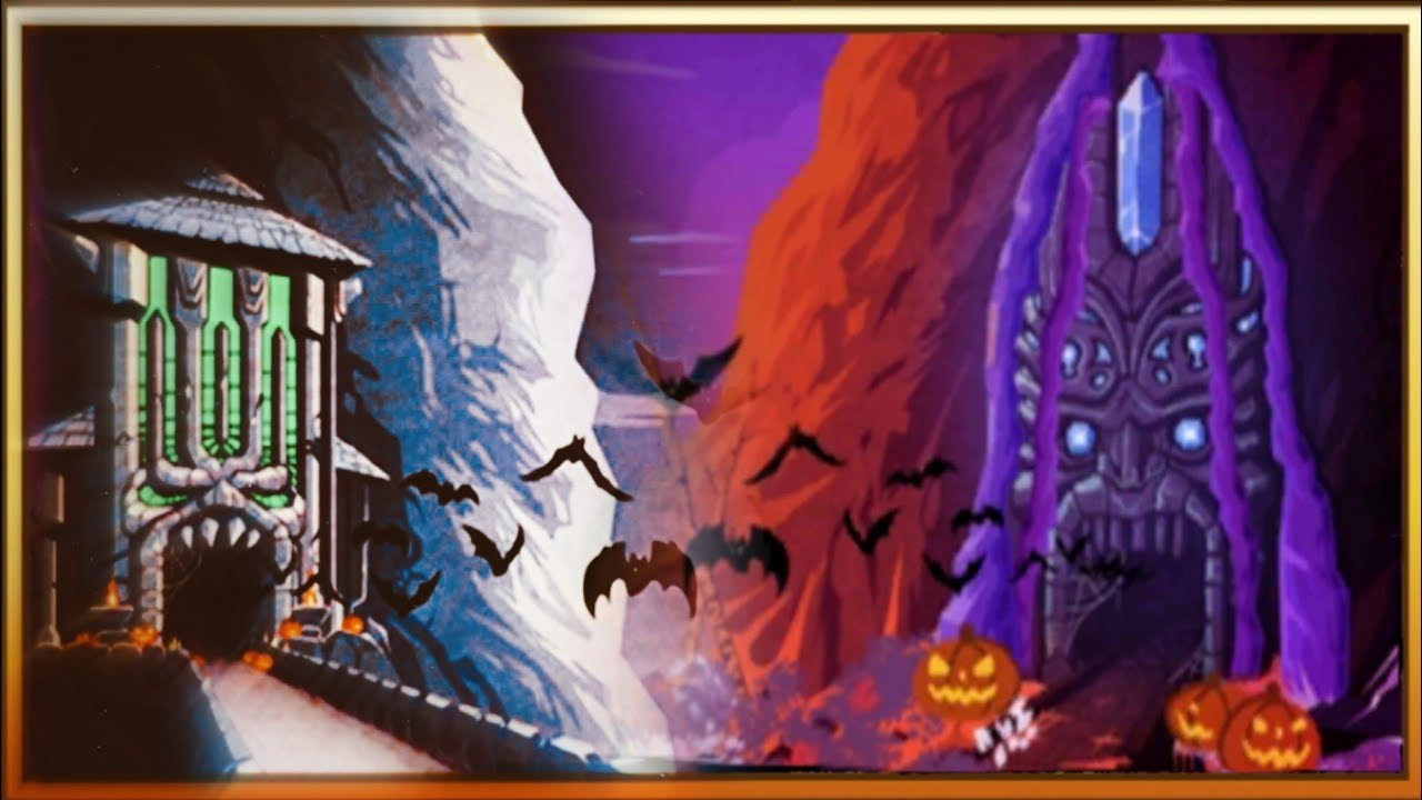 Spooky Summit Halloween 🦇 VS Spooky Ridge Temple Run 2 YaHruDv