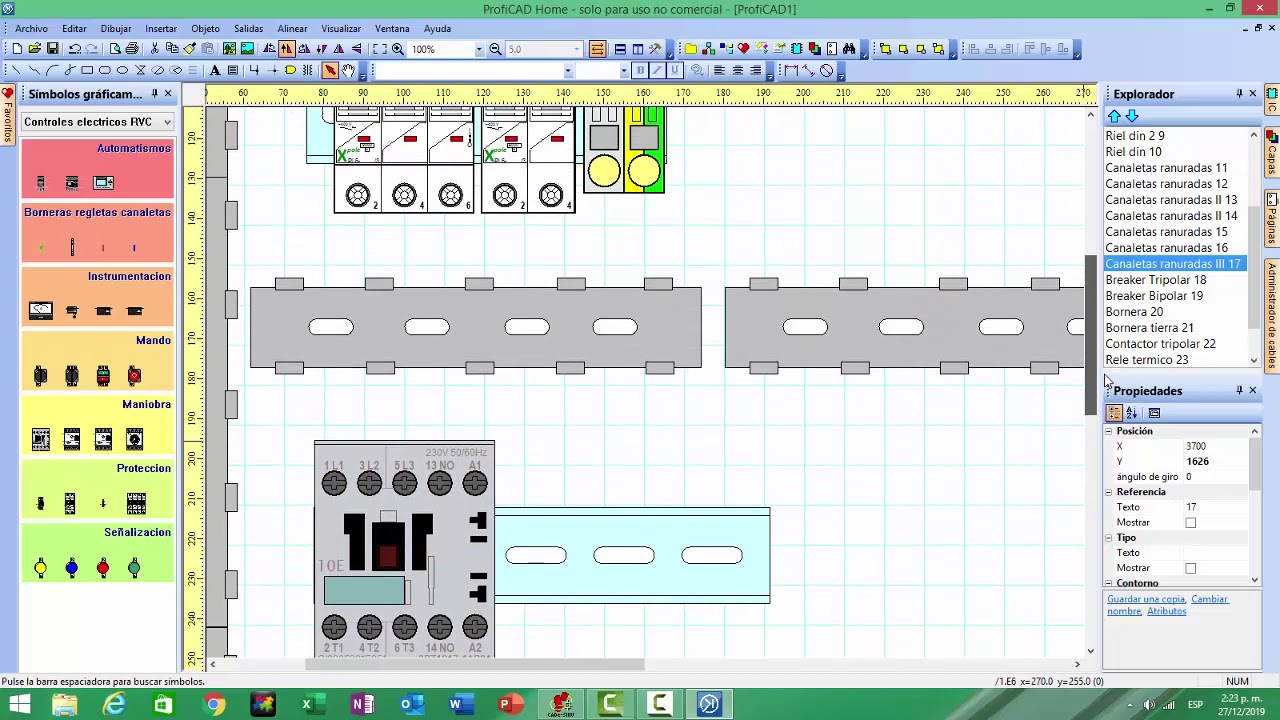 TERCER VIDEO PROFICAD: EJEMPLO DE DIBUJO DE CAJAS DE CONTROL ELECTRICO EN REFRIGERACION