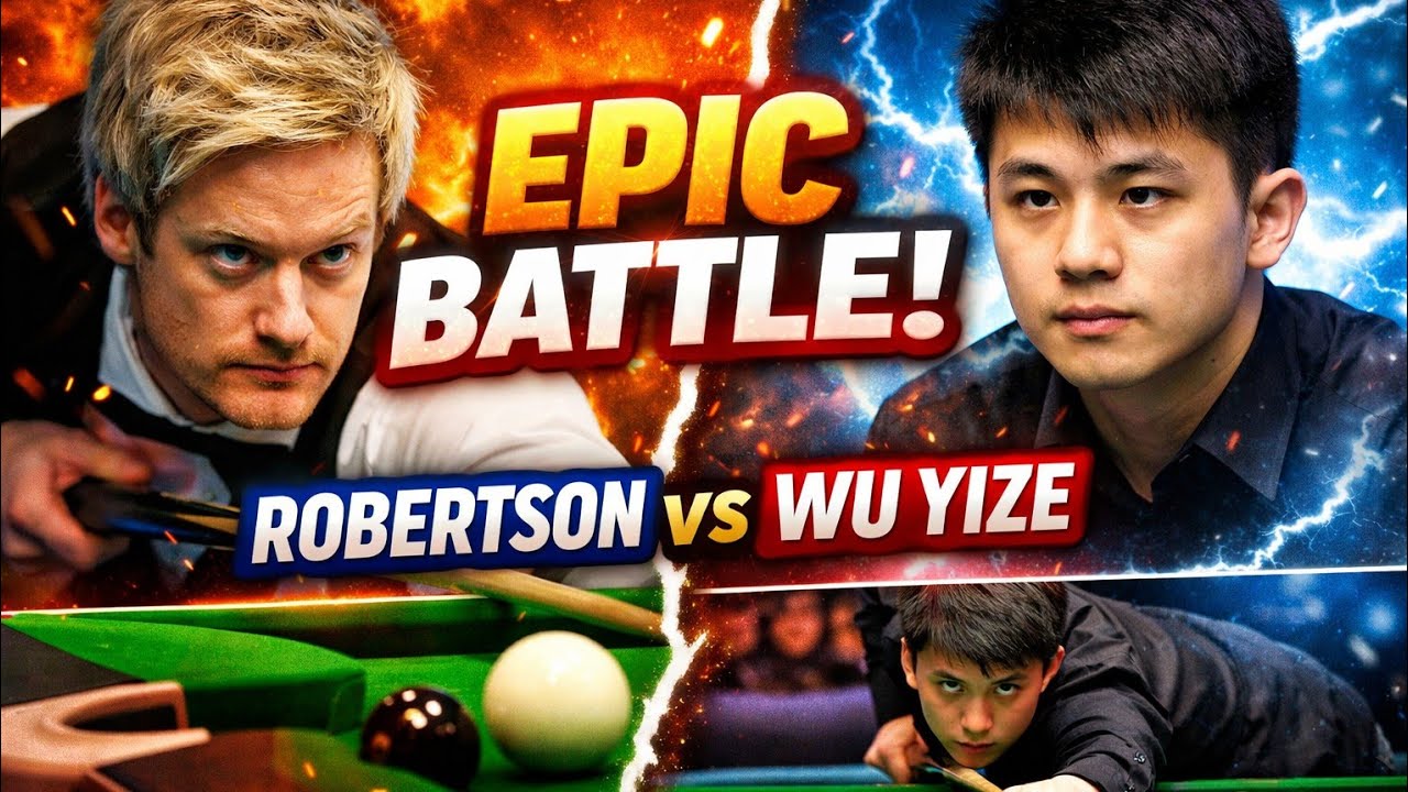 Insane Comeback! Wu Yize vs Neil Robertson – Frame That Shocked Everyone!