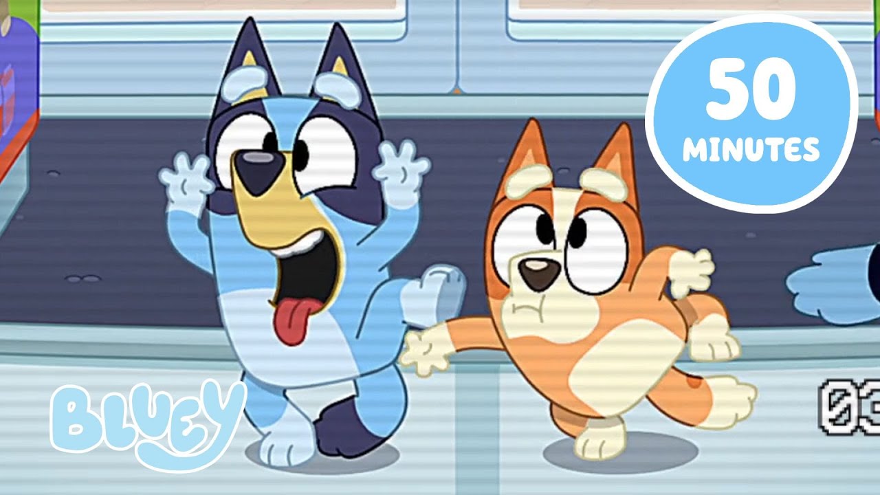 🔴LIVE: Cheeky Fun with Bluey 🤪 | Silly Moments and Games | Bluey