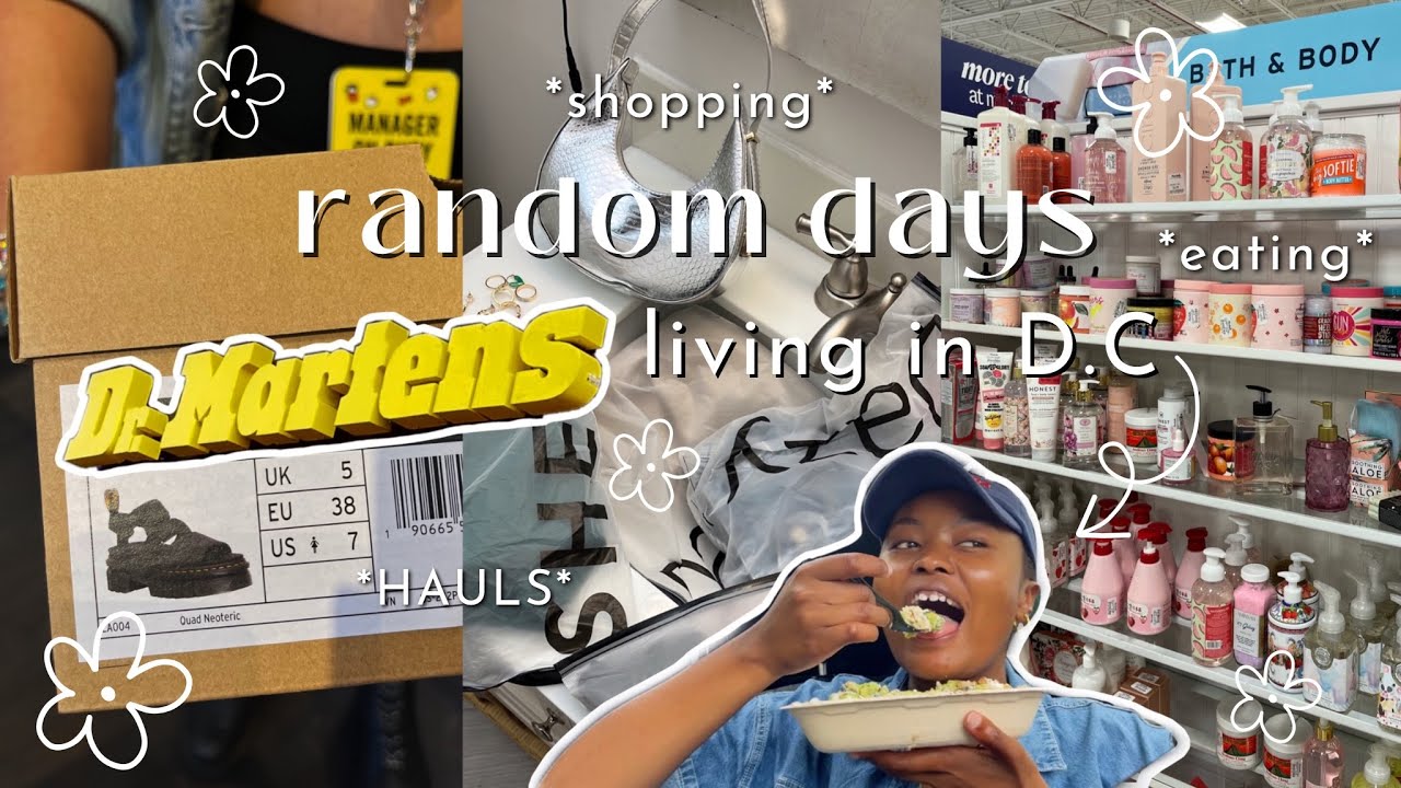 RANDOM DAYS LIVING ABROAD: hot girl walk + chipotle obsession + shopping at Marshalls + Shein haul