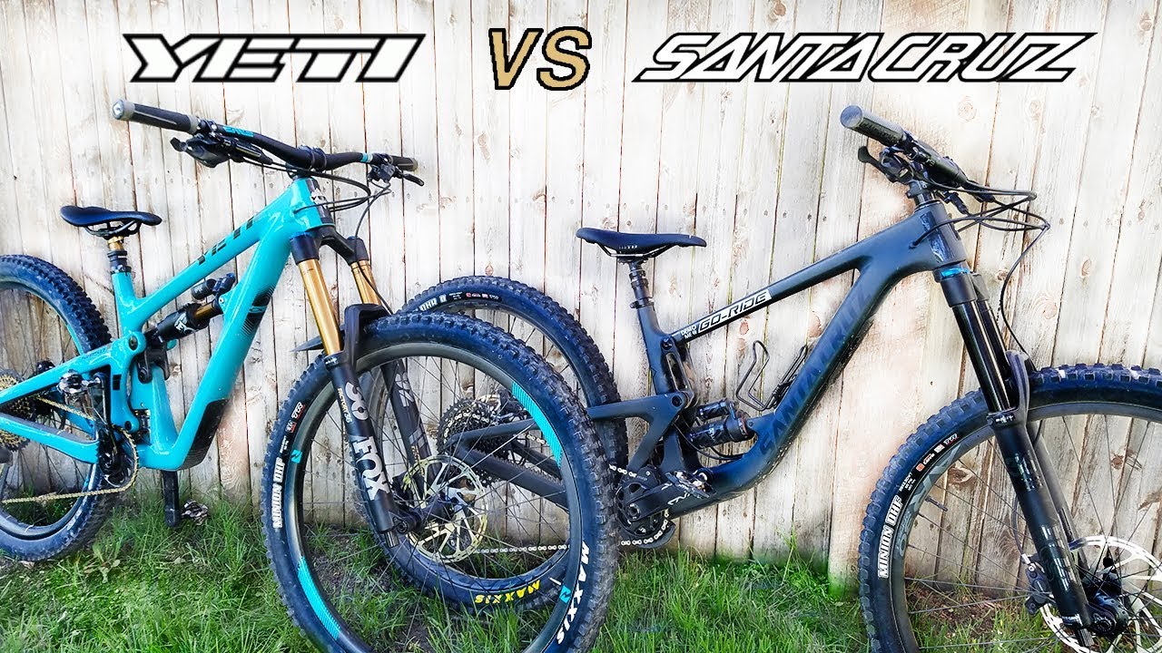 Santa Cruz Megatower vs Yeti sb150