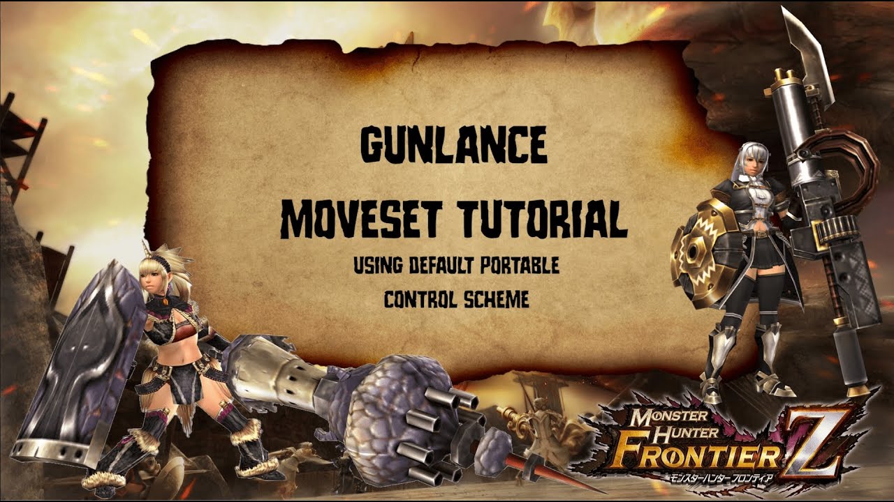 Monster Hunter Frontier: Gunlance Moveset Tutorial