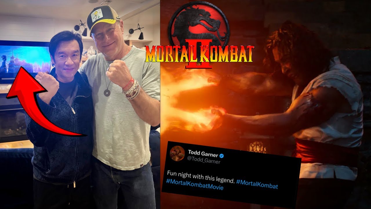 Mortal Kombat 2 Todd Garner Posts Picture With Chin Han Teasing Trailer 2 In The Background? & More