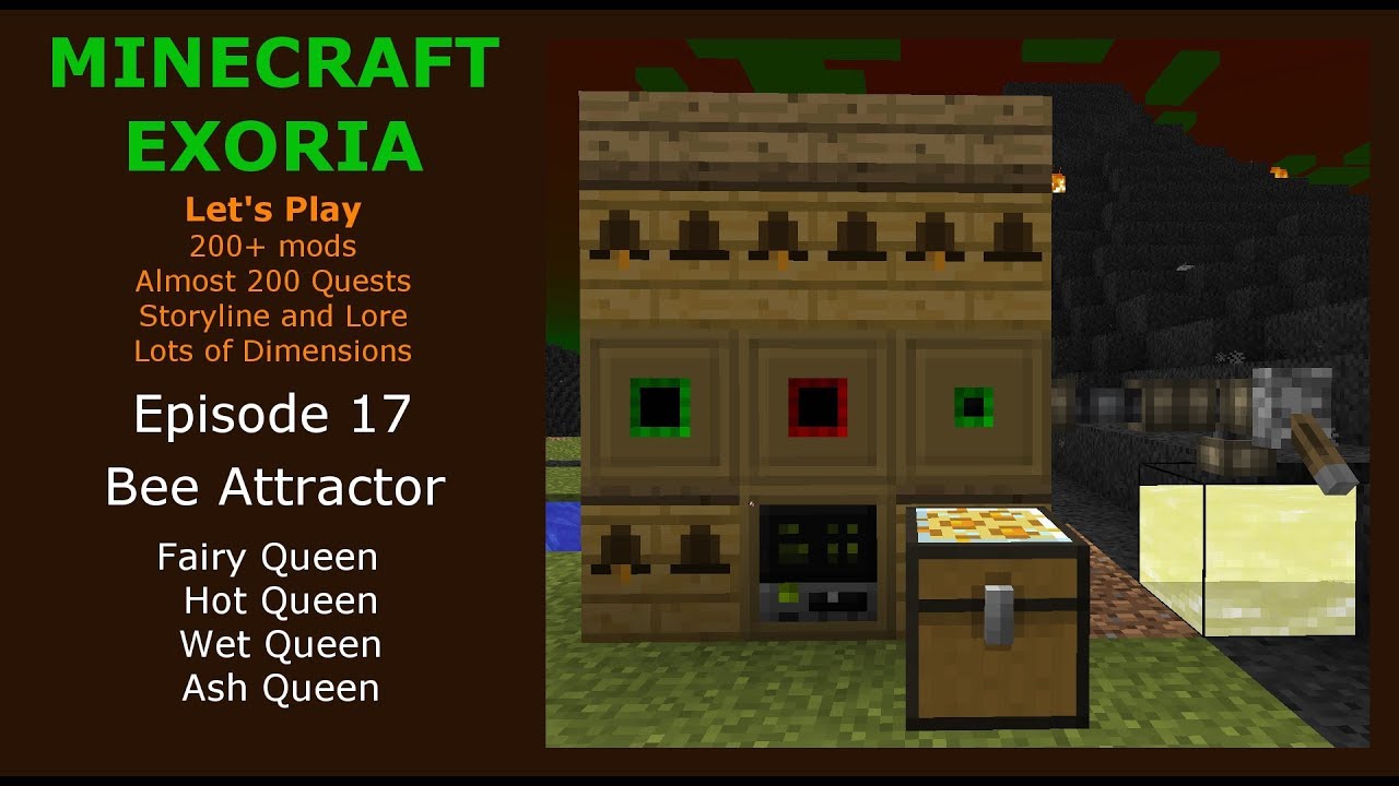 Minecraft Exoria Ep 17 Bee Attractor