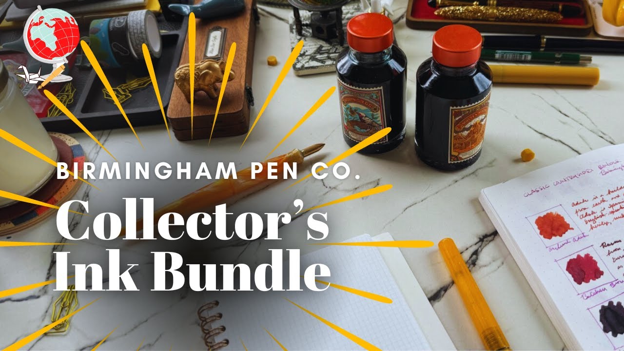 Ink swatching! Birmingham Pen Co's Collectors Ink Bundle