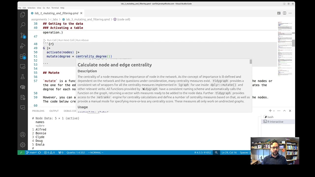 R Lab 3 - Mutating and Filtering