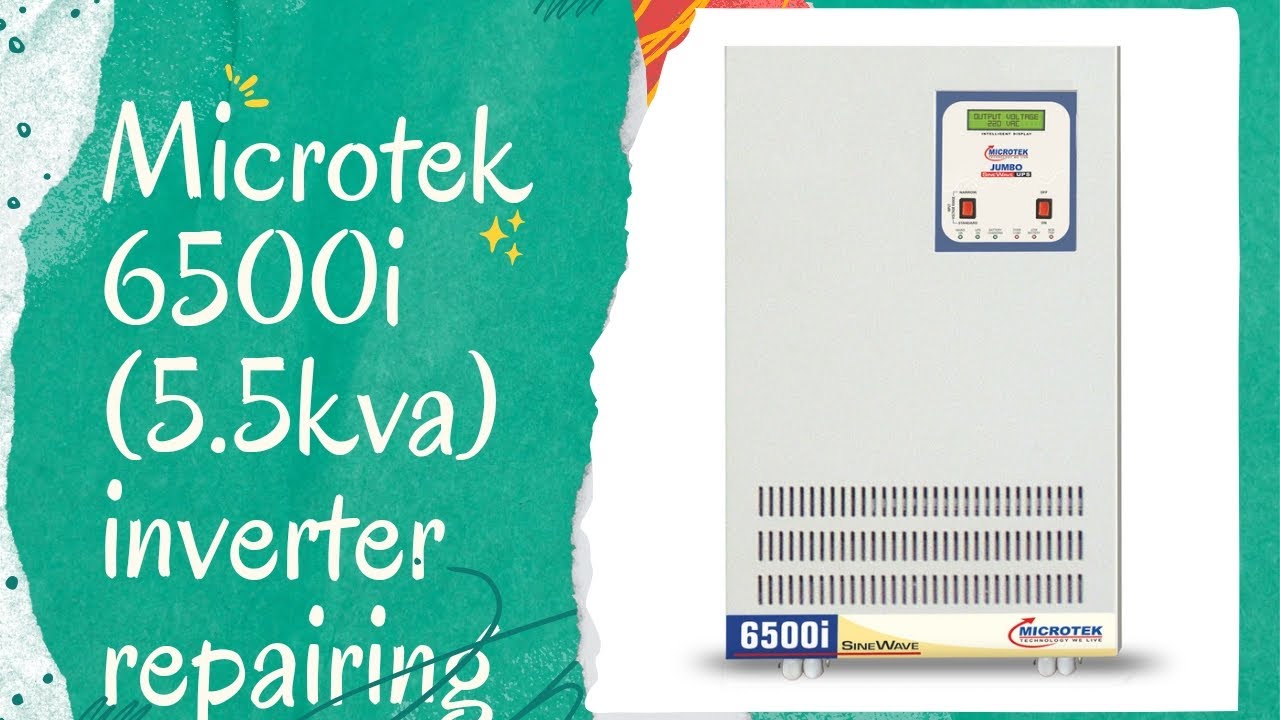 Microtek Jumbo 5.5 kva (6500i) inverter repairing