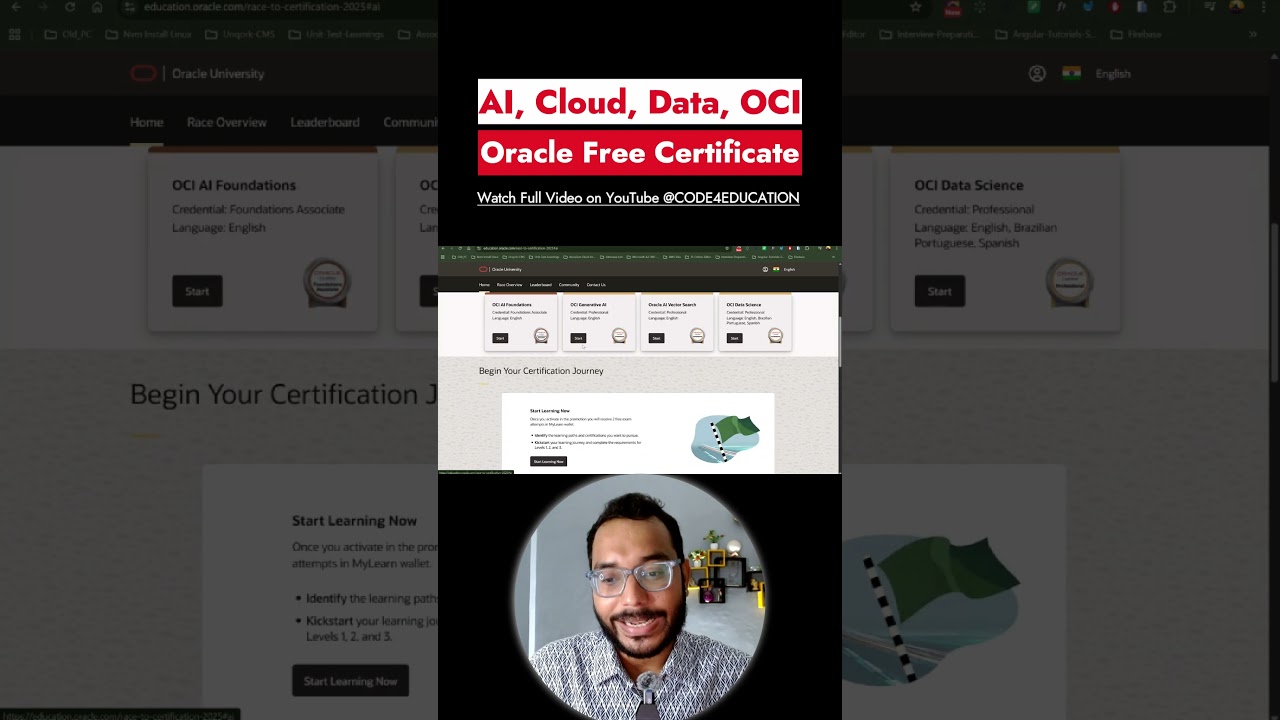 Free Oracle Certification 2025 | Race to Certification 2025 | Oracle Certification #oracle #ibm